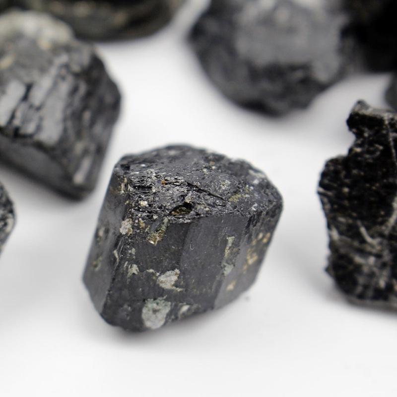 Новый натуральный черный турмалин, грубый камень, минеральный образец, исцеление