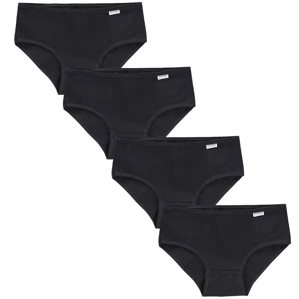 4 шт./лот детские трусики для девочек конфетного цвета хлопковые женские трусики 12-18 лет