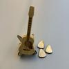 Wooden Guitar Pick Holder Guitar Pick Box with Stand Acoustic Guitar Pick Box Elegant Guitar Pick Storage Container for Players
