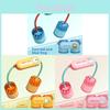 Cartoon Neck Fan For Students And Children With Noleaf Design And Rechargeable Battery