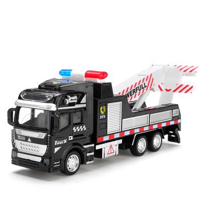 1/48 городская спасательная игрушечная машинка, прицеп-кран из легкого сплава 20 см, грузовой прицеп, режим игрушки в подарок на день защиты детей