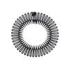 Fashion Women Plastic Stretch Diamond Hair Band Flexible Hair Comb Wavy Hair Hoop Face Washing Non-silp Spiral Band Headdress