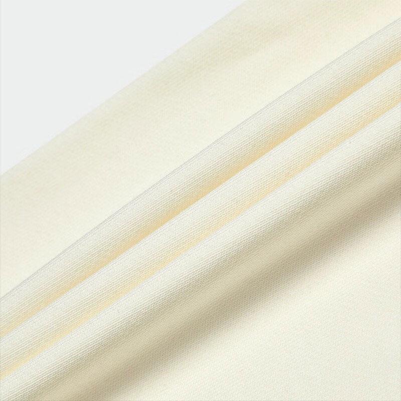 Fila Спортивные вязаные брюки с манжетами и эластичным поясом с принтом логотипа для женщин, молочно-белые F51W339699F-IV