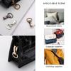 Craft Bag Strap Trigger Lobster Clasp Spring Gate Clip Metal Snap Hook Belt Webbing Keychain