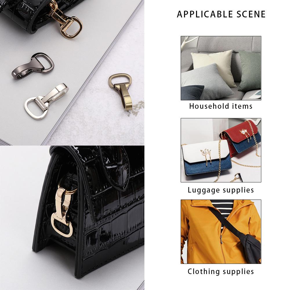 Craft Bag Strap Trigger Lobster Clasp Spring Gate Clip Metal Snap Hook Belt Webbing Keychain