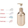 Electroplating Shampoo Bottle PET Press Type Lotion Empty Bottle Bathroom Shower Gel Large-Capacity Soap Dispenser