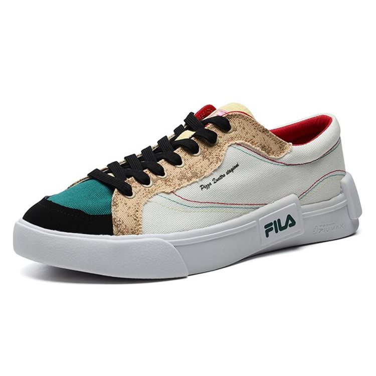 Fila Fusion Итальянская Пицца Низкие Кеды Кроссовки Женские Белый Желтый T12W125110FSO