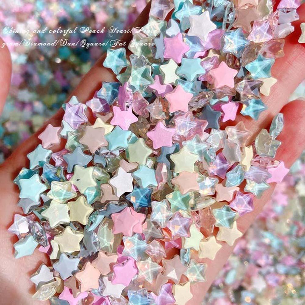 Aurora Decorations Nail Rhinestones Love Heart Nail Jewelry Japanese Nail Accessories Nail Salon