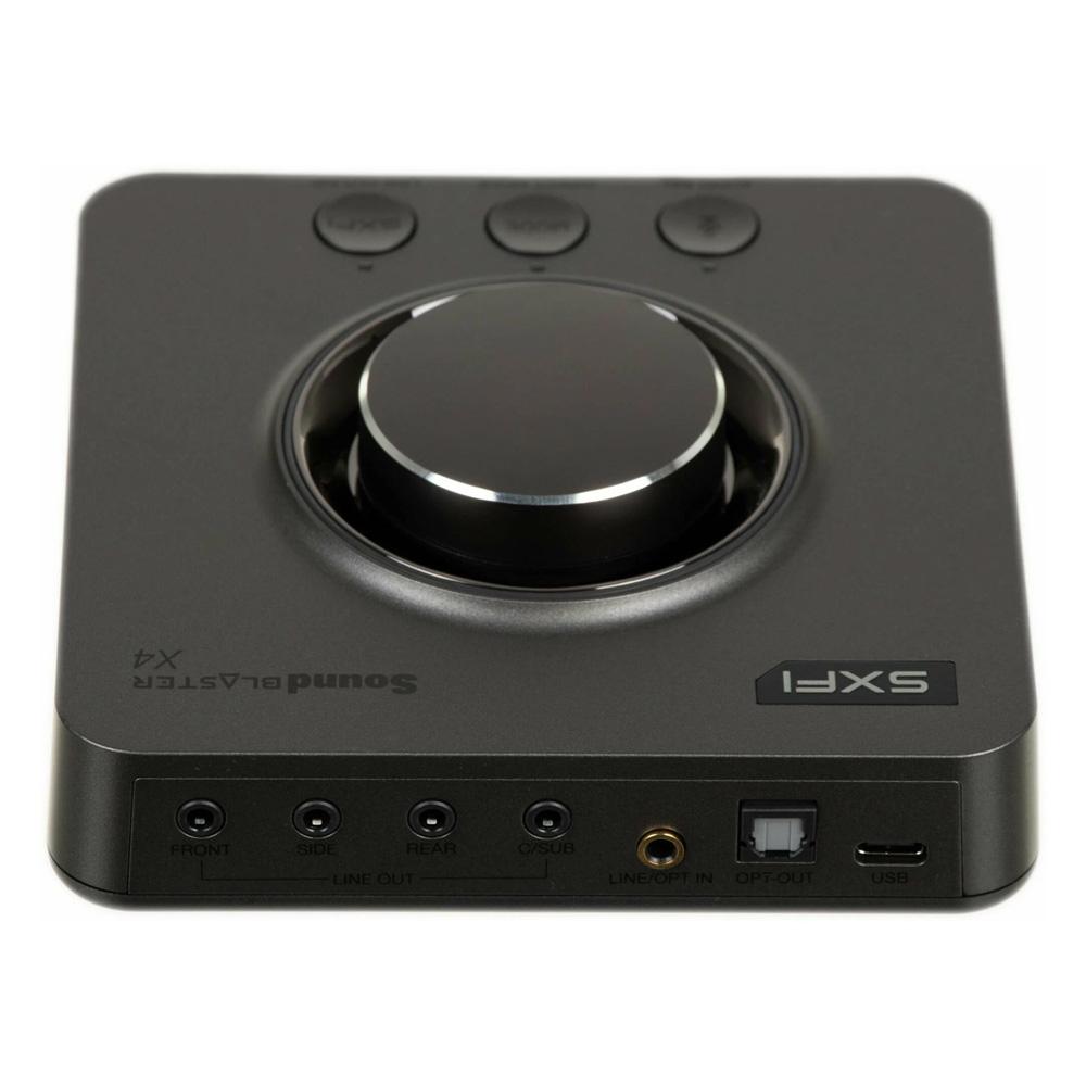 Креативная звуковая карта USB Sound Blaster X4 - Черная