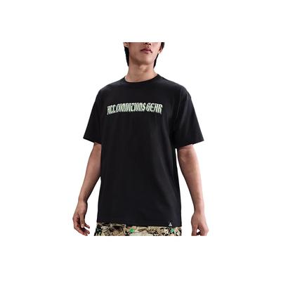 Dri-Fit ACG Удобная Быстросохнущая Свободная Футболка с Коротким Рукавом Мужские Топы Черный HJ0885-010