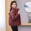 Mom's Women's Fashion Korean-Style Winter Cotton-Padded Short Jacket - Loose, Thickened, and Slimming Design