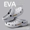 Мужские и женские 2025 EVA обувь с отверстиями: Нескользящие, Дезодорирующие, Пляжные шлепанцы с закрытым носком для летней носки на открытом воздухе