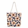 Multifunctional Flower  Printed Thick Rope Shoulder Beach Bag 7582 KTB