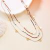 Multi-layer Clavicle Chain Jewelry Bohemian Necklaces Retro Bead Necklaces  Daily