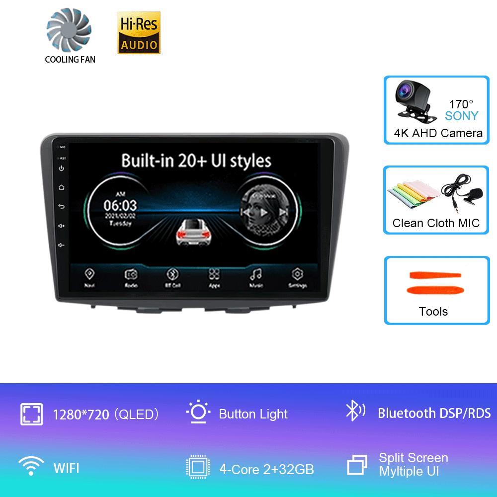 Android 14 Car Radio For Suzuki Baleno 2016 2017 2018 2019 GPS Navigation 4G WIFI Multimedia Video Player Stereo Carplay Auto