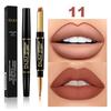 12 Colors Natural Lip Liner Pencil Lipstick Waterproof Moisturizing Two In One Lipstick Lip Profiler Makeup Tool Cosmetics
