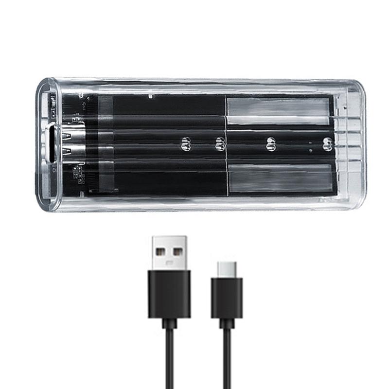 USB3.0 M.2 NVME / Опциональный корпус для жесткого диска Прозрачный корпус из ПК Малый размер для легкого осмотра оборудования и эффективного охлаждения