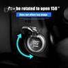 Flip Top Design Zinc Alloy One Key Start Button Protection Cover Car Engine Start Stop Decorative Button Cover