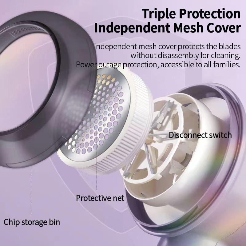 Lint Remover For Clothing Rechargeable Hair Ball Trimmer Fuzz Pellets Clothes Sweater Fabric Shaver Electric Fluff Lint Removers
