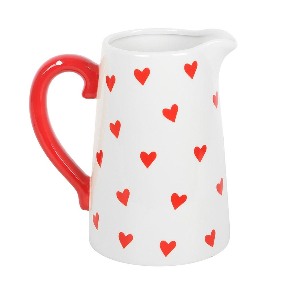 Something Different Heart Ceramic Flower Jug