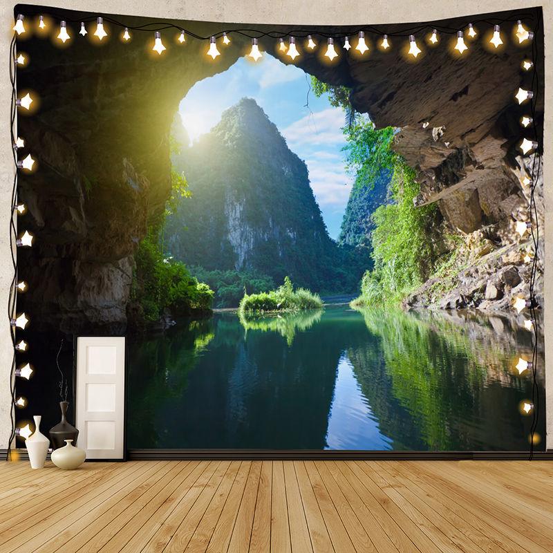 Гобелен в европейском стиле, подвесная ткань, настенное украшение, тканевый фон, тканевое покрытие для спальни, гостиной
