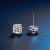 Серьги-гвоздики из серебра 925 пробы с цирконом 5A 2 карата для женщин, роскошный подарок на свадьбу, помолвку, вечеринку