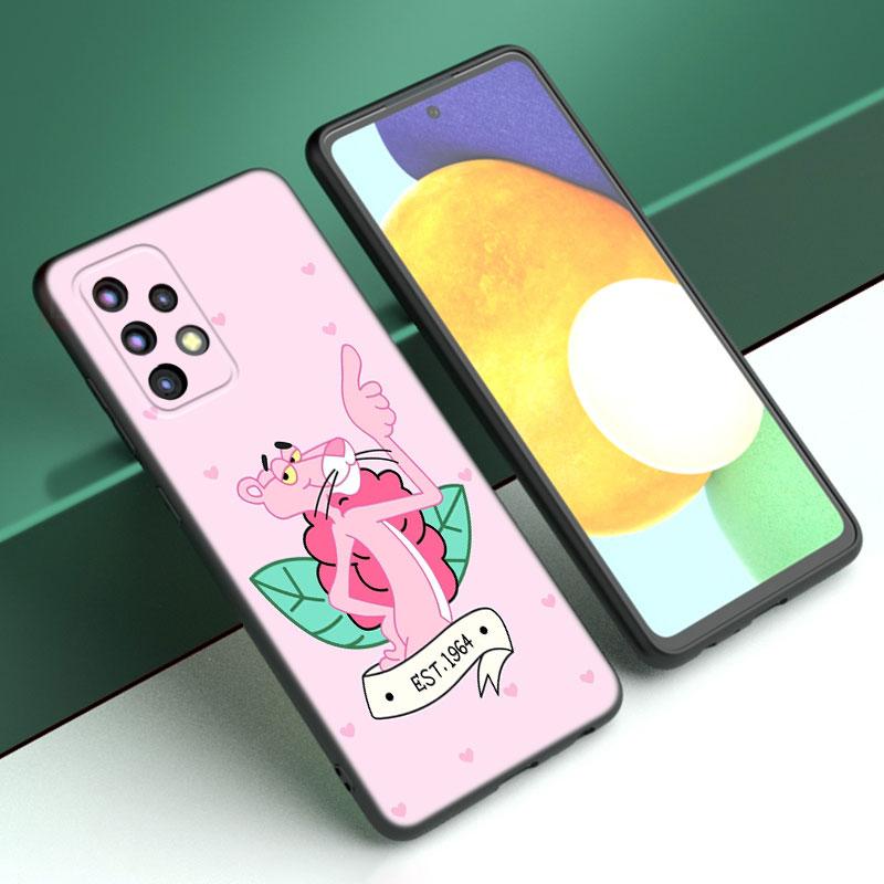 Чехол для телефона «Розовая пантера» для Samsung Galaxy A04 A21 A30 A50 A52 S A13 A14 A22 A23 A32 A53 A73 5G A11 A12 A31 A33 A51 A70 A71 A72