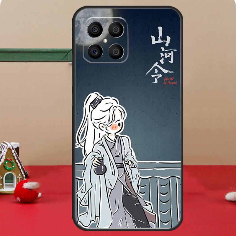 СЛОВО ЧЕСТИ Shan He Ling мультяшный Чехол Для Honor Magic 8 5 6 7 Lite Honor 400 Pro 200 70 90 X8c X8b X9a X9b X9c X9d Win Чехол