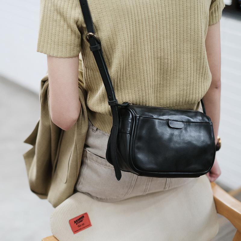 Women's Bag Mahjong Bag Retro Pillow Bag Commuter All-match Small Square Bag Single Shoulder Crossbody Bag Senior Sense Women's Bag