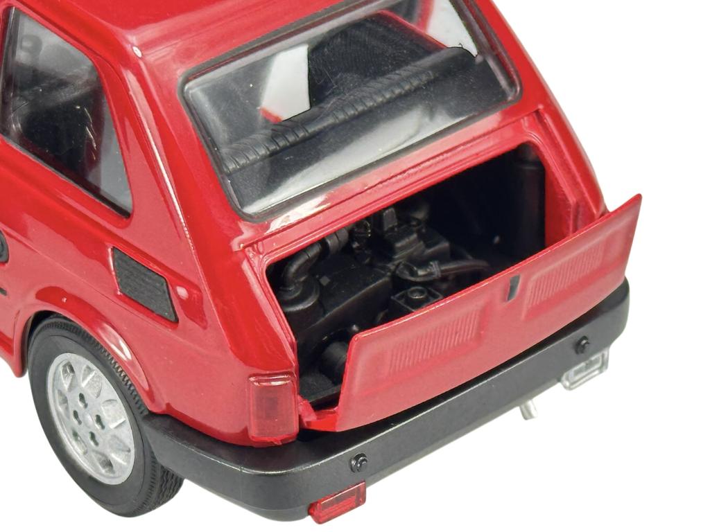 WELLY FIAT 126p DARK RED 1:21 24066