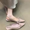 Summer Butterfly-knot Women Sandals Shallow Slip On Slingbacks Ladies Casual Dress Street Style Flats Shoes