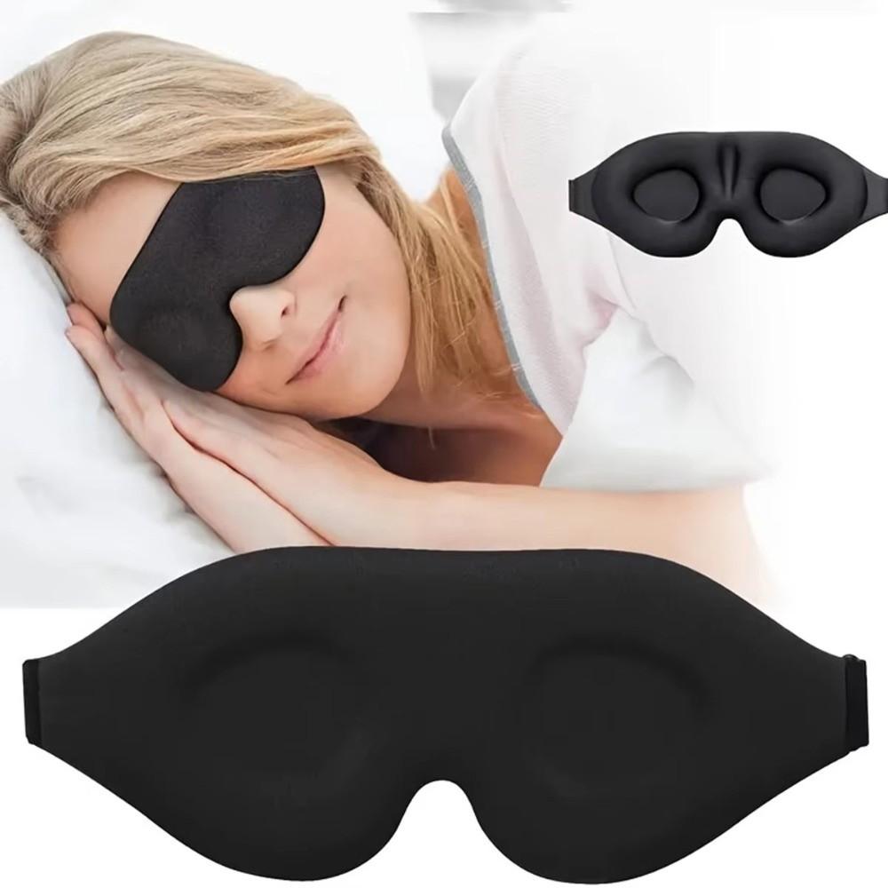 Adjustable Strap Sleep Eye Mask Blackout Blindfold Mask New Sleeping Mask Travel