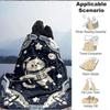 1pc SpaceKitty Lightweight Flannel Blanket, Comfortable and Warm Blanket, for Office and Camping Sofa Bed, Livingroom024