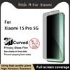 For Xiaomi MI 15 Pro 5G Glass IMAK 3D Curved Privacy Tempered Glass Full Screen Coverage Film