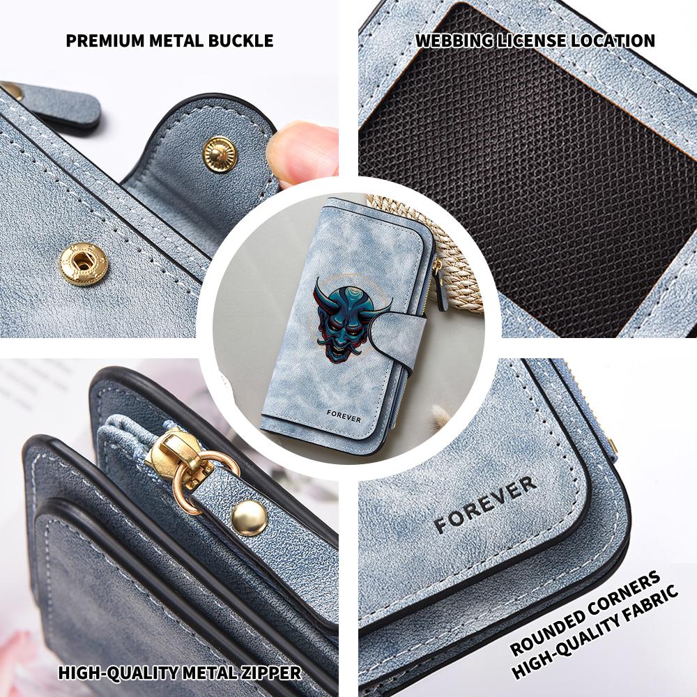 Fashion Printed Long Wallet Portable Multifunctional Card Holder Purse