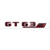 Подходит для задней наклейки с буквами Mercedes Benz C63S GT63S S63LGLE53 SL63S модификация W205 W206 C190 X290 W167 черная красная версия