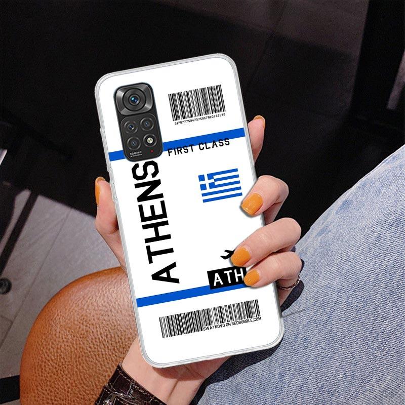 Travel Ticket Label Phnoe Case for Phnoe Case for Xiaomi Redmi Note 15 14 14S 13 Pro Plus 12 12S 11S 11E 10S 10 11T 5G Unique Co
