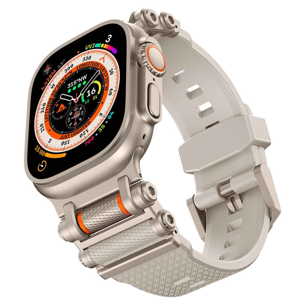 Спортивный ремешок из резины для Apple Watch Ultra 3 49 мм Серии 11 10 46 мм Силиконовый металлический браслет для iWatch 9 8 7 6 SE 44 мм 45 мм Ремешок