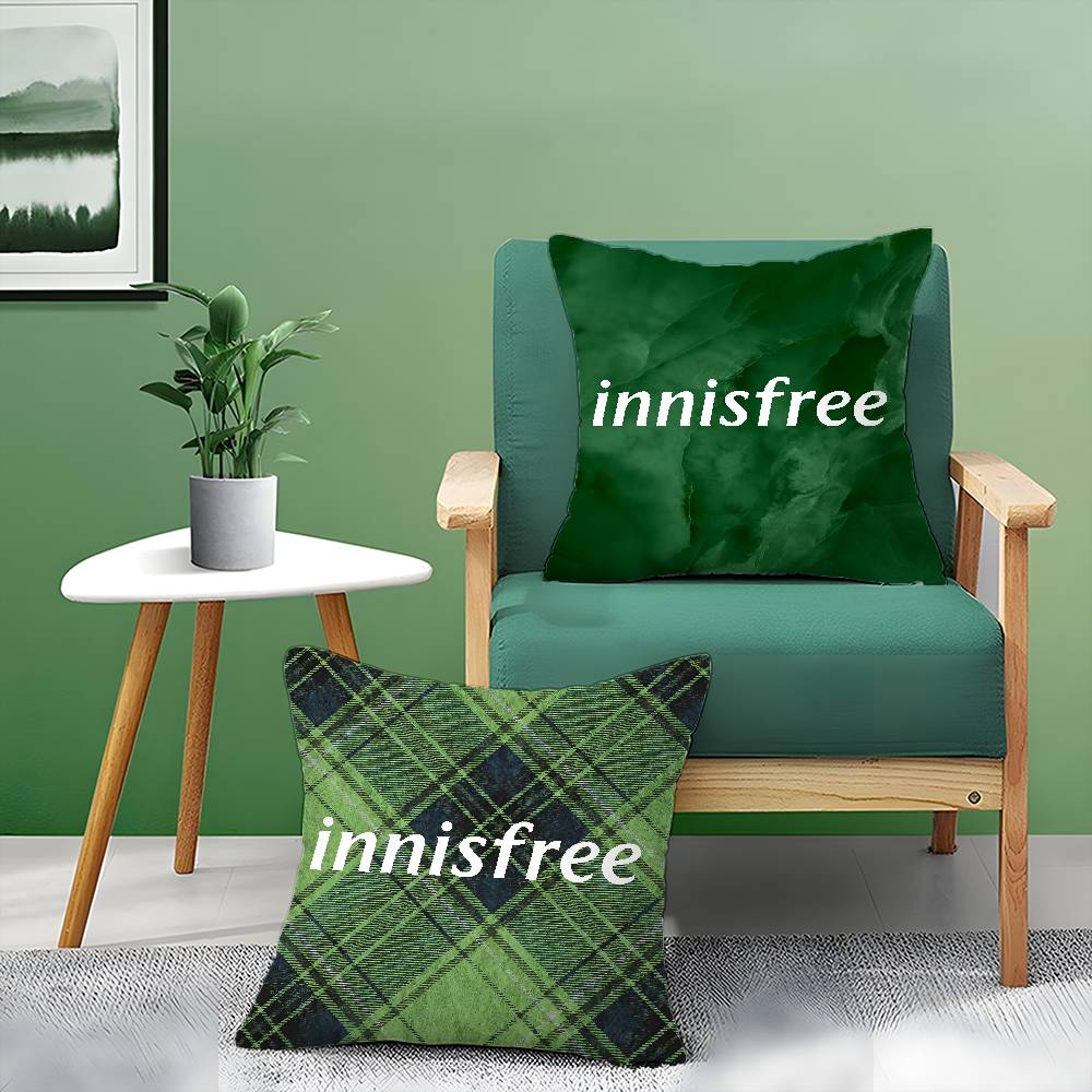 Натуральный и тихий стиль сдержанности - Наволочка Innisfree Уютная диван-кровать Шелковистая элегантная Невидимая молния Декоративная наволочка