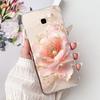For Samsung J4 Plus Case Clear Cute Fashion Flowers Cool Painted Back Cover For Samsung Galaxy J4+ Phone Case SM-J415F SM-J415G