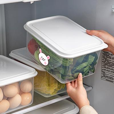 Пластиковый контейнер для хранения продуктов с большим объемом, герметичный, для холодильника, многоцелевой контейнер для хранения фруктов и овощей