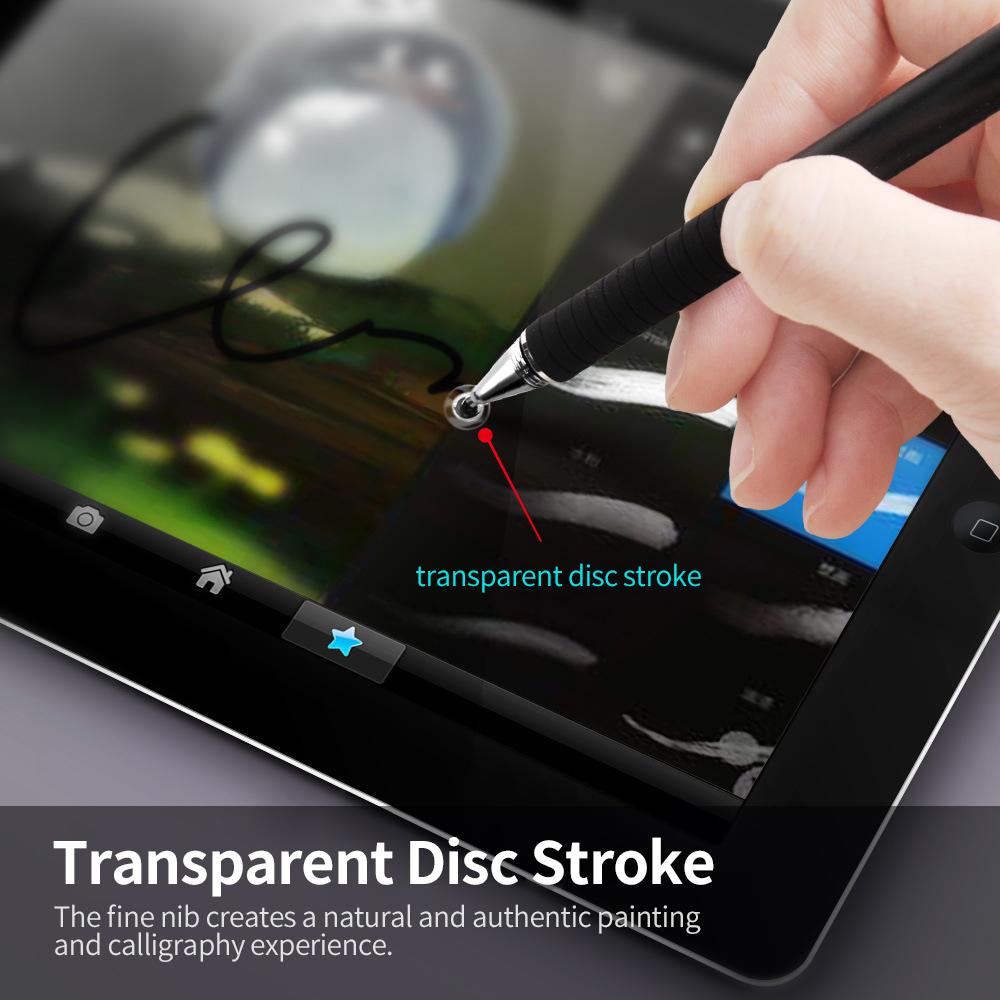 Stylus Pen Universal Touch Screen Pen Double head Capacitance Pen Portable  Capacitive Pen for Phone Tablet Pink