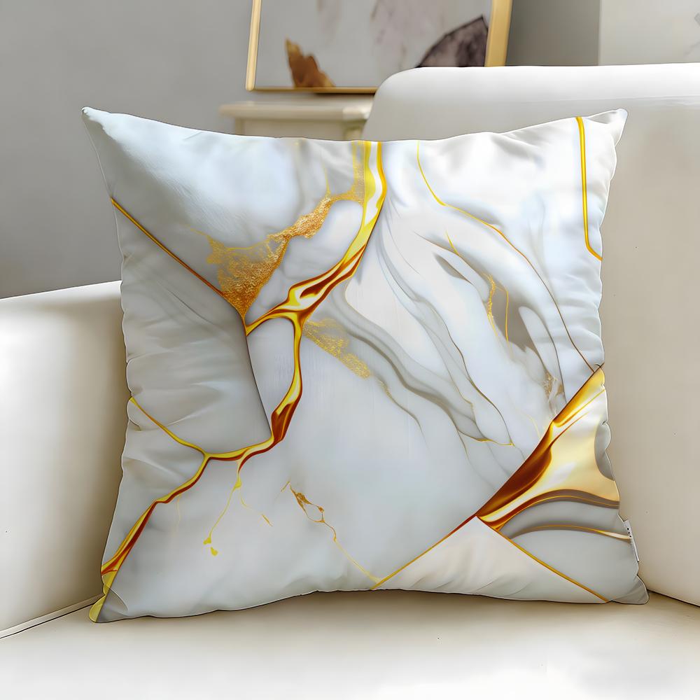 Style Highend Texture Cushion Cover Soft  EasyWash Pillow Case  Versatile for Couch Bed Travel and Office