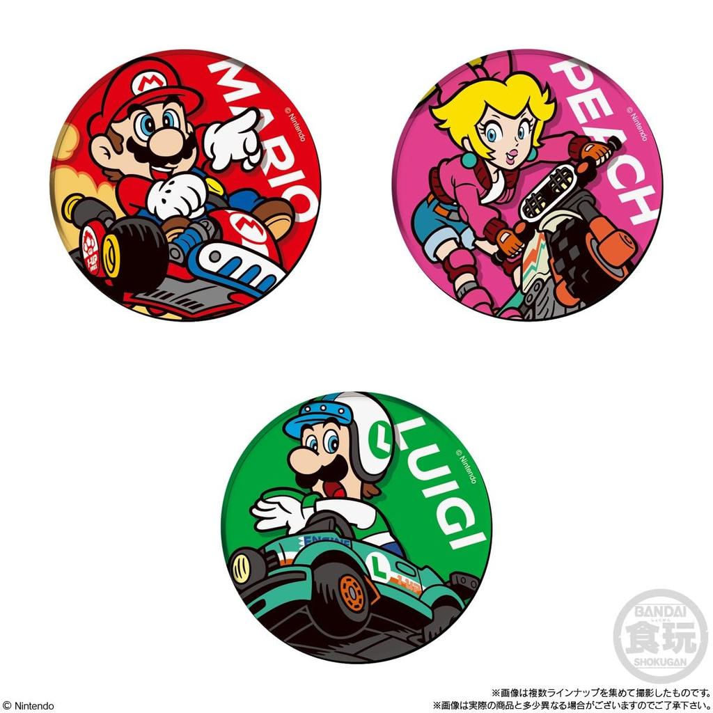 Bandai Mario Kart World Магниты с персонажами Жевательная резинка Конфеты Игрушки Набор из (Коробка 14)