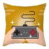 Home Decor Game  Cushion Cover r Gift Black Art Design  Console Button Pillow Case