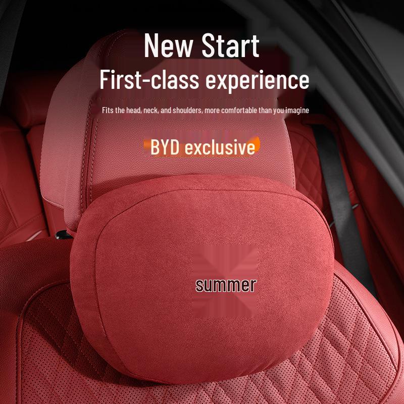 BYD Xia Car Headrest & Lumbar Support Neck Pillow Set - Interior Cushion Accessories