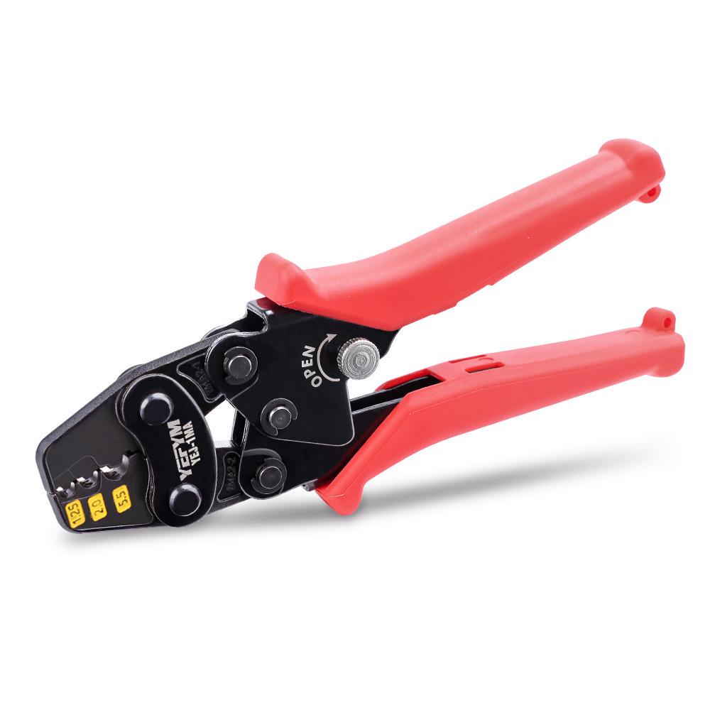 YEJ-1MA Multifunctional Ratchet Crimping Pliers for Pre-Insulated and Bare Terminals