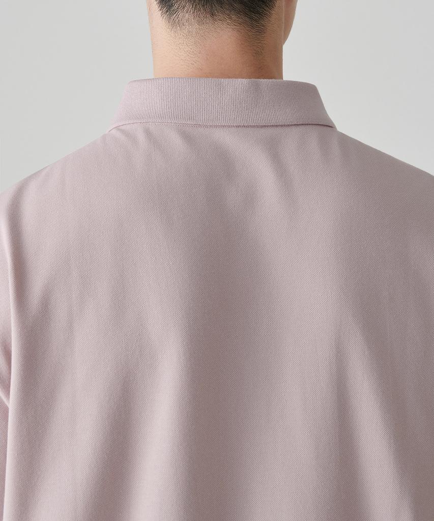 MUSINSA STANDARD [Cooltandard] Relaxed Fit Pique Polo Shirt [Desert Pink]