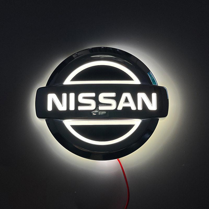 Автомобиль 5D LED Передний Задний Свет Эмблема Наклейка Для Nissan GTR NISMO Qashqai Patrol X-trail Tiida Navara Sylphy Juke Teana Skyline