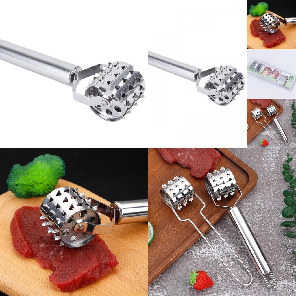 Premium Stainless Steel Meat Tenderizer Hammer For Juicy Steak And Pork Chops